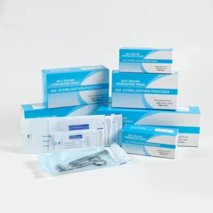 Medical Sterilization Pouches Self Sealing Autoclave Bags Dental Instruments Color Change Indicator Steam