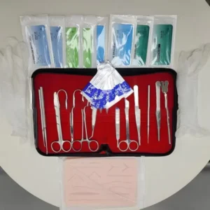 Medical Student Anatomy Practice Set Surgical Suture Instrument Kit Stainless Steel Reusable Hospital Use Dissection Laboratory