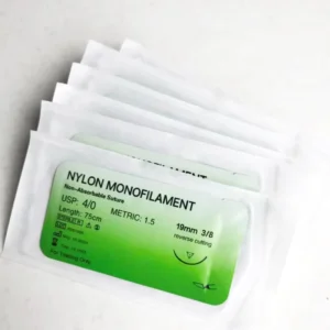 Medical Student Training and Teaching Tools Nylon Single Ribbon Needle Surgical Sutures