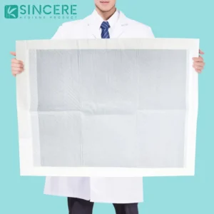 Medical Super Absorbent 5-Layer Non-Woven Fabric Disposable Adult Incontinence Bed Pad for Men