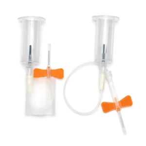 Medical Supplied Blood Collection Needle 25G Butterfly Needle Safety Blood Collection Needle with Pre-attached Holder