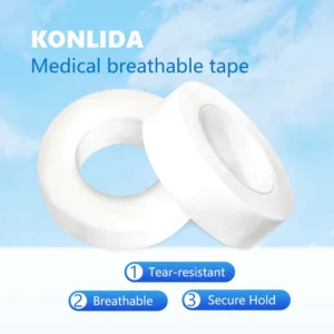 Medical Supplies Adhesive Tape for Medical Wound Care Non woven Bandage Surgical Tape ISO 13485 Certified Breathable