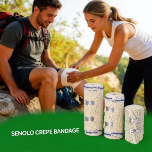 Medical Supplies Disposable Medical Spandex Cotton Elastic Crepe Bandage Hospital High Quality Use Crepe Bandages