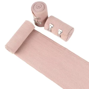 Medical Supplies High Elastic Compression Bandage Breathable Cotton Bandage for Skin Care Adhesive Bandage