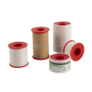 Medical Surgical Adhesive Tape Zinc Oxide Plaster Cotton Breathable Disposable White Skin Color