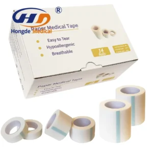 Medical Surgical Fabrics Paper Adhesive Tape Breathable Fix Micropore Tape Non-woven Tape