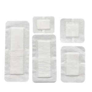 Medical Surgical Self Adhesive Non Woven Bordered Island Dressing Wound Care with Absorbent Pads