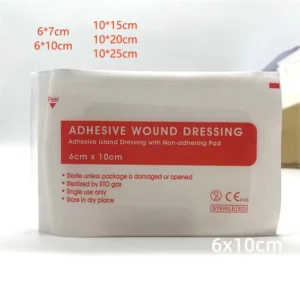 Medical Surgical Sterile Non Woven Wound Plaster Wound Dressing