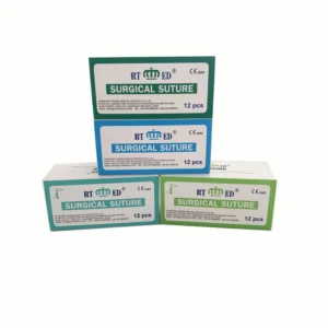 Medical Sutures Surgical Non Absorbable Nylon Polypropylene Silk with Micro Needle 7/0- 12/0