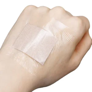 Medical Transparent Wound Dressings for Catheter Fixation and Skin Coverage