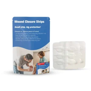 Medical Transparent Zip Stitch Dressing Zipper Closure Efficient Emergency Protection Steri Wound Closure Device