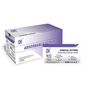 Medical Use Polyglycolic Acid PGA Suture Veterinary Products for Animals Suture Needle