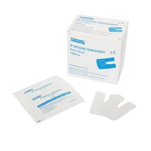 Medical Use Transparent Waterproof PU Film IV Wound Dressing with Absorbent Pad 10x15cm Non Sterile