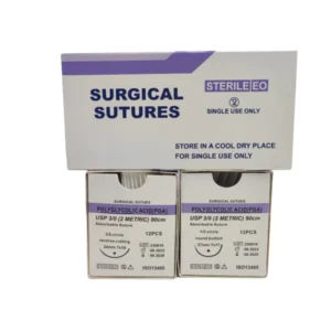 Medical Veterinary Absorbable Surgical PGA Suture Veterinaria