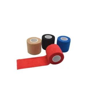 Medical Waterproof Fabric Colored Self adhesive Cotton Non Woven Tubular Elastic Cohesive Bandage