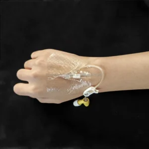 Medical Waterproof Transparent Self Adhesive Wound Dressings Secure Catheter Cannular with IV Ported Dressing