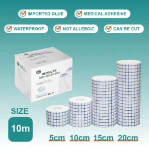 Medical Wound Dressing Tapes Fixing Roll Surgical Spunlace Non woven Fabric Adhesive Medical Wound Care Dressing Tapes