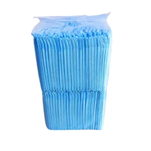 Medium Thickness 450x600mm Cotton IPX7 Waterproof Soft Super Absorbent Blue Puppy Dogs Urine Pee Pads Training