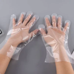 Medium Thickness HDPE Waterproof Eco-friendly Food Contact Safe Gloves for Fast Food and Takeout Household Use