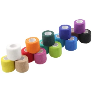 Medresq Elastic Self Adhesive Non Woven Bandage Wrap for Pets and Athletic Elastic Cohesive Bandage First Aid