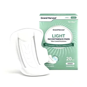 Men’s Incontinence Pads Factory Direct Disposable Bladder Control Light Absorbency Odor Control