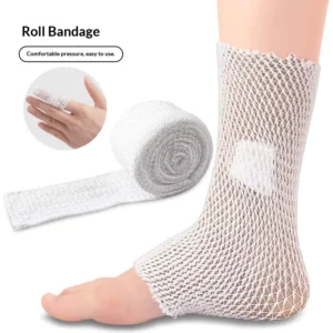 Mesh Elastic Bandage Soft Rebound Breathable Tubular Stretch Legs Joint Bandage Fixation Far Infrared 011 Roll Bandage