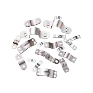 Metal 304 Stainless Steel Wire Clamps for Securing Wires and Industrial Cable Supports