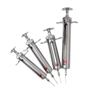 Metal Veterinary Syringe Injecting Gun for Farm Equipment Efficient Vaccination Tool