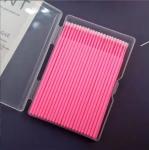 Micro Brush in Box Disposable Small Cotton Swabs for Cleaning Nails Eyeliner Makeup