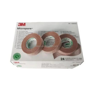 Micropore Surgical Tape Tan 1533 0 1.25cmx9.1m 24rolls