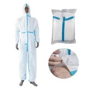 Microporous Hospital Protective Safety Coverall Suit Disposable Waterproof Full Body Virus Protection Suit