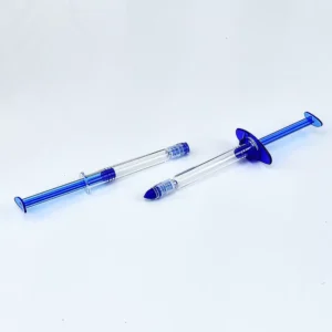 Mini 1ml Disposable Round Plastic Injection Packaging with Stopper for Syringe Needle Clipper