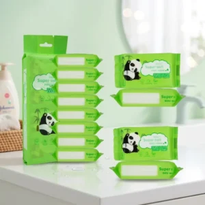Mini Mild Antibacterial Baby Wipes Daily Protective Cleaning Moisturizing Disposable Wipes
