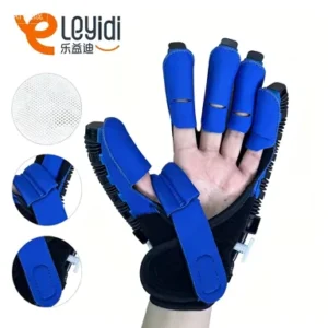 Mirror Robotic Finger Rehabilitation Gloves Leyidi Smart Electric Exerciser ISO Certified for Household Stroke Rehab
