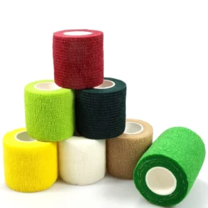 Multi Color Black Pink Blue Green Camouflage Self Adhesive Elastic Bandage for Outdoor Sports