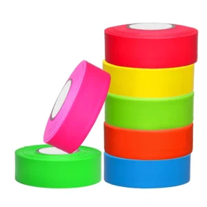 Multi Color PVC Flagging Tape Survey Ribbon for Tree Tagging Boundary Marking and Outdoor Identification