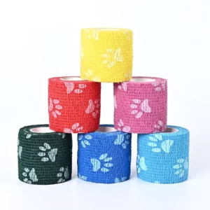 Multi Color Self Adhesive Elastic Bandage CE Certified Customized Size for Muscle Strain Rehabilitation Injury Prevention