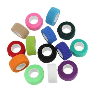 Multi Colors Non Woven Cohesive Bandage Wrap Athletic Tape Football Sock Cohesive Elastic Bandage