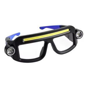 Multi Light Source Glasses Head Light USB Charging COB LED Safety Goggles Lamp for Car Repair Maintenance Night Working