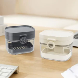 Multi Purpose Plastic Denture Retainer Case Denture Cup False Teeth Storage Soak Container Bath Box Oral Hygiene