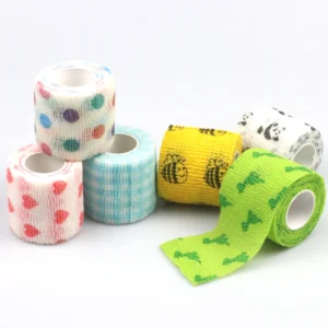 Multi color Customizable Non woven Self adhesive Bandages 5cmx4.5m Size CE Certified