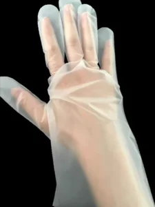 Multi-function 0.08mm Kitchen Cleaning TPE Food Grade Transparent Disposable Gloves
