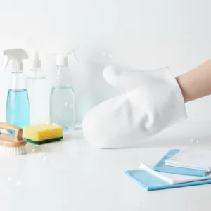 Multi-functional Disposable Nonwoven Towel 24.5×20.5cm 80gsm for Patient Care and Body Use Model