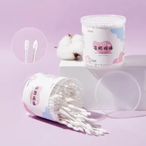 Multi purpose Double Head Cosmetic Stick Cotton Swabs Makeup Use Double ended Lint Free 200pcs Paper Makeup Remover Buds