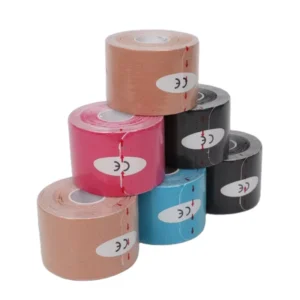 Muscle Knee Ankle Sprain Sports Kinesiology Athletic Bandage Adhesive Cloth Tape Elastic for Sport
