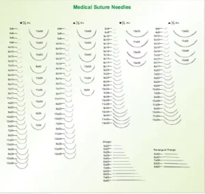 NL313 Mixture Stainless Steel Veterinary Suture Needles Medical Disposable Circular Surgical INST for Animal