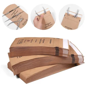 Nail Salon Supplies Self Sealing Dry Heat Sterilization Pouch Disposable Autoclave Disinfection Paper Bags