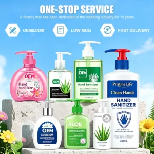 Natural Hand Sanitizer with Fresh Fragrance Gentle Cleaning and Moisturizing for Daily Household Cleaning