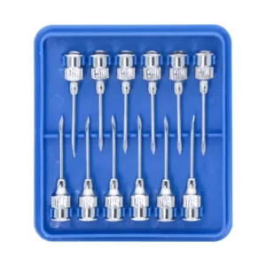 Needles for Injections Blue Veterinary Syringe Needle for Chicks Cow and Other Animals