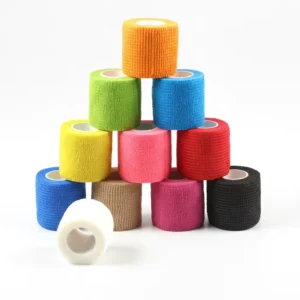 New Cohesive Bandages Medical Waterproof Cotton Elastic Athletic Sports Kinesiology Tape 7.5cmx4.5m CE Certified Avoid